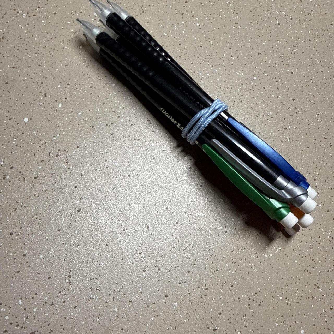 6 paper made mechanical pencils with lead