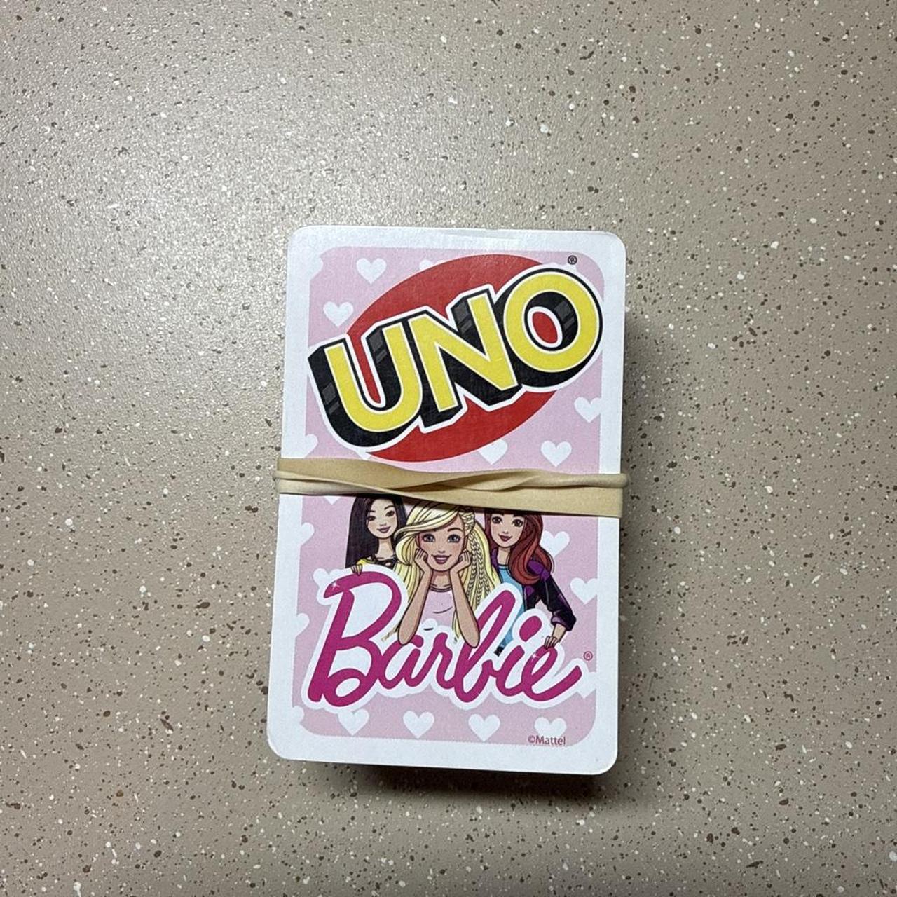 Barbie Uno card game #barbie #uno