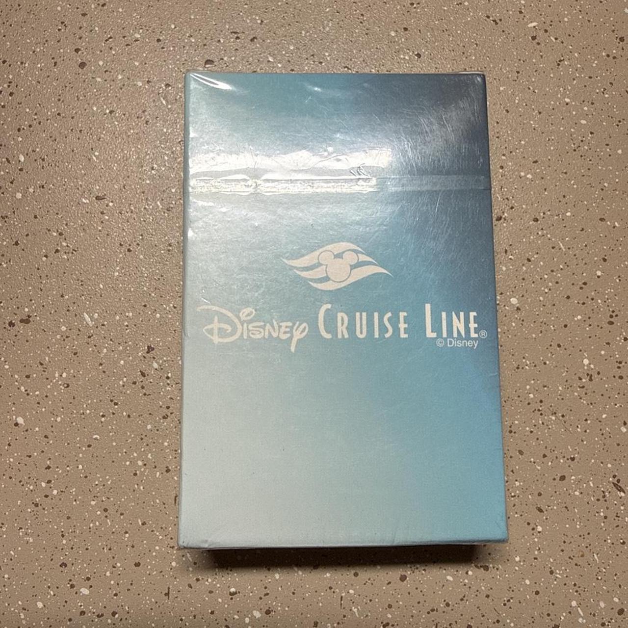 Unopened Disney Cruise Line blue &amp; white deck of...