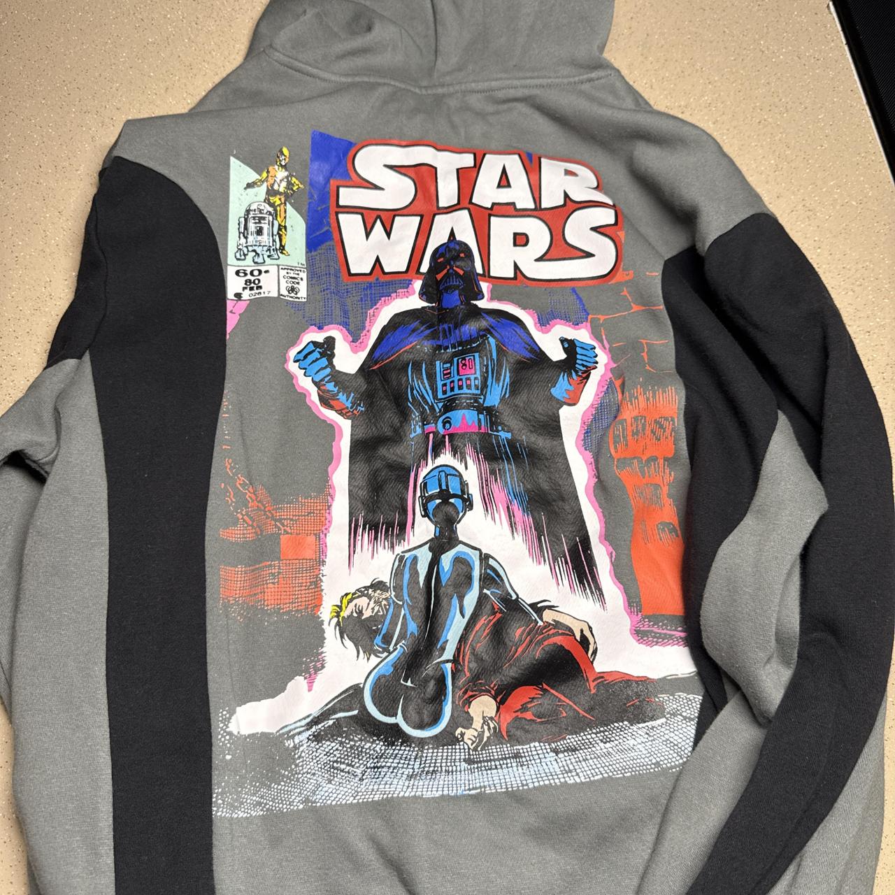 Star Wars Darth Vader hoodie with graphic of Darth...