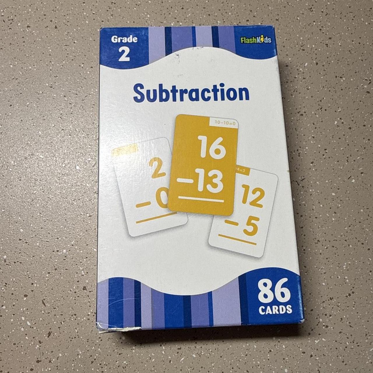 Flash Kids Grade 2 Subtraction Flash Cards - 86...