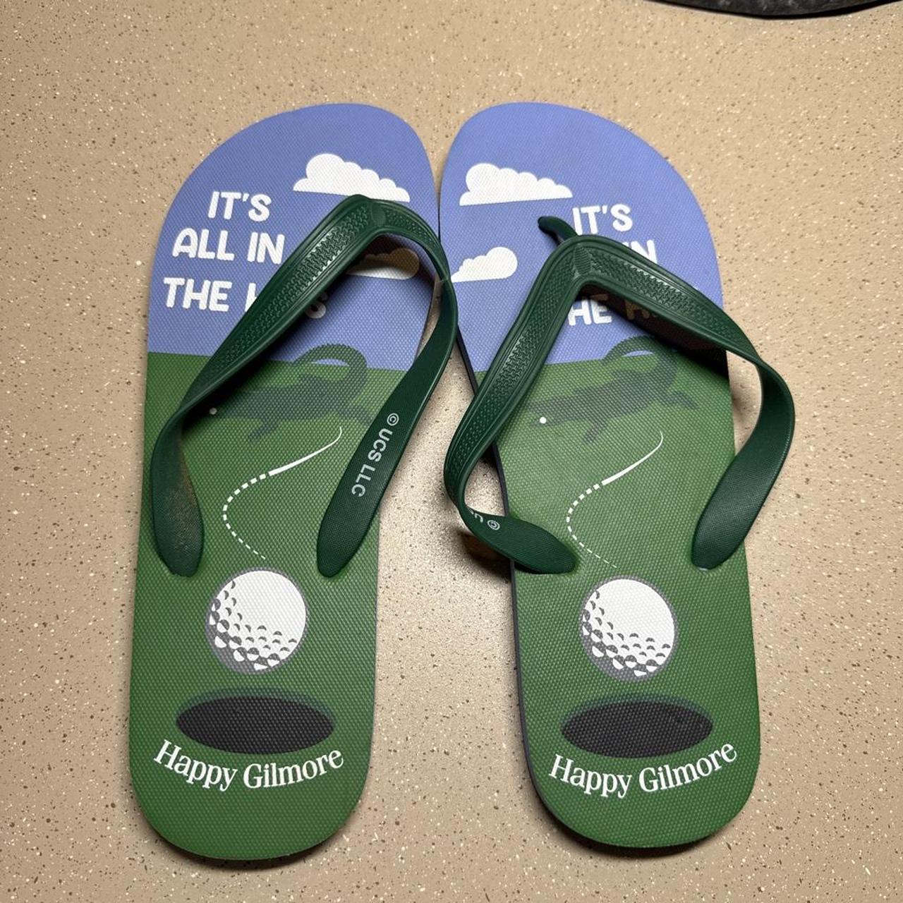 Happy Gilmore flip flops